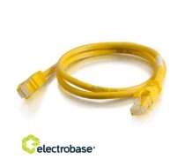 Patch cord | Patch Kabelis | Patch cable | 1m | CAT6 | FTP | STP | 100cm | ElectroBase ® | Dzeltens (K8100GR.1F-YE)
