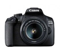 Canon EOS 2000D BK 18-55 IS II EU26 SLR Camera Kit 24.1 MP CMOS 6000 x 4000 pixels Black (2728C003AA)
