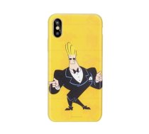 Cartoon Network Johnny Bravo Silicone Case for Apple iPhone XS Max Smoking (CA-BC-IPH-XSMAX-JB3)