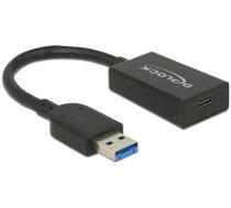 Converter USB 3.1 Gen 2 Type-A male  USB Type-C™ female Active black 15 cm (65698)