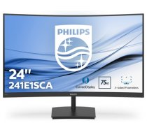 Philips E Line 241E1SCA/00 computer monitor 59.9 cm (23.6") 1920 x 1080 pixels Full HD LCD Black (241E1SCA/00)