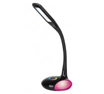 Activejet LED desk lamp VENUS BLACK with RGB base (F0C87AB5155F293483E475CAD8A6B6FD7DFABF2D)