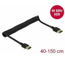 Delock HDMI Coiled Cable 4K 60 Hz (84967)