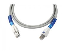 Patch cord | Patch Kabelis | Patch cable | 1m | CAT6A | FTP | STP | 100cm | ElectroBase ® (K8100GR.1F-10GB)