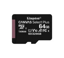 Kingston Canvas Select Plus memory Card 64GB MicroSDXC  (SDCS2/64GBSP)