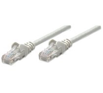 Intellinet Network Patch Cable, Cat5e, 15m, Grey, CCA, U/UTP, PVC, RJ45, Gold Plated Contacts, Snagless, Booted, Lifetime Warranty, Polybag (319973)