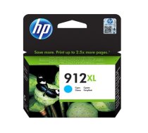 HP 912XL High Capacity Cyan Ink Cartridge, 825 pages, for HP Officejet 8012, 8013, 8014, 8015 Officejet Pro 8020 (3YL81AE)