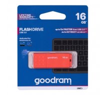 Goodram UME3-0160O0R1 USB flash drive 16 GB USB Type-A 3.2 Gen 1 (3.1 Gen 1) Orange (3B65863369E28BEFA08E2E911CC13FB24A1E64F2)