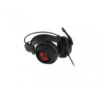 MSI DS502 7.1 Virtual Surround Sound Gaming Headset 'Black with Ambient Dragon Logo, Wired USB connector, 40mm Drivers, inline Smart Audio Controller, Ergonomic Design' (DS502)