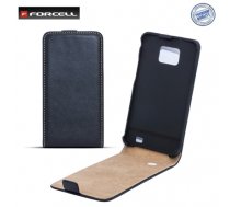 Forcell Slim Flip Case Samsung i9260 Galaxy Premier telefona maks vertikāli atverams Melns (Forcell#1E2A49C20B7059740B13BFF2A15E6C3A0A841676)