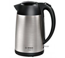 Bosch TWK3P420 electric kettle 1.7 L 2400 W Black, Stainless steel (TWK3P420)