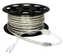 220V LED Lenta 5050 14.4W 6000K IP65 50m rullis.  Cena norādīta par 1m. (STRIP-IP65-14CW220)