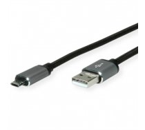 ROLINE USB 2.0 Cable, A - Micro B (reversible), M/M, 0.8 m (11.02.8770)
