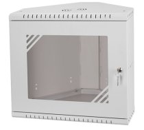 Rack Cabinet Corner 19" 9U 330mm Glass Door Gray (CRC19-9U-330GG)