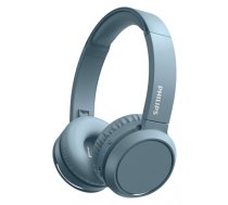 PHILIPS Wireless On-Ear Headphones TAH4205BL/00 Bluetooth®, Built-in microphone, 32mm drivers/closed-back, Blue (TAH4205BL/00)