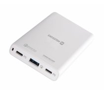 Swissten Travel Charger Notebooks and MacBook / 60W / PD3.0 / QC3.0 / PPS (SW-TCH-60W-PD30-QC30-W)
