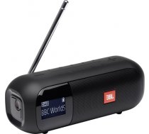 JBL Tuner 2 Portable Speaker, FM Radio, Wireless, Bluetooth, Black (JBLTUNER2BLK)