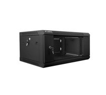 Lanberg 19'' wall-mounted installation cabinet 4U 600x450mm black (glass door) (28047B13C450839166017E759E6EF11248E56E41)