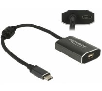 Delock Adapter USB Type-C™ male > mini Displayport female (DP Alt Mode) 4K 60 Hz with PD function (62990)