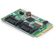 Delock MiniPCIe IO PCIe full size 2 x SATA 6 Gbs (95233)
