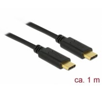 Delock USB 2.0 cable Type-C™ to Type-C™ 1 m 5 A E-Marker (83323)