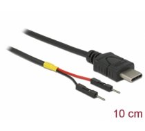 Delock USB Power Cable Type-C to 2 x pin header male separate power 10 cm (85418)