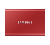 Ārējais SSD disks Samsung T7 1TB Red (MU-PC1T0R/WW)