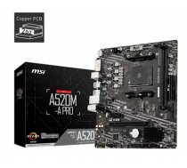 MSI A520M-A PRO motherboard AMD A520 Socket AM4 micro ATX (A520M-A PRO)