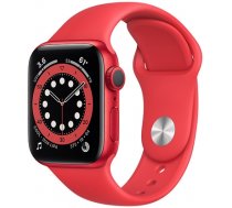 Apple Watch Series 6 GPS, 40mm Product (Red) Aluminium Case With Sport Band - Regular Red (M00A3EL/A)
