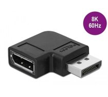 Delock DisplayPort 1.4 Adapter male to female 90° right angled 8K 60 Hz (66297)
