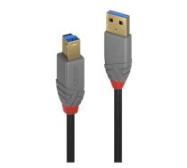 Lindy 1m USB 3.0 Typ A to B Cable, Anthra Line (LIN36741)