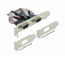 Delock PCI Express Card to 2 x Serial RS-232 (90007)