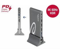 Delock USB Type-C™ DP 1.4 Docking Station Triple 4K Display - HDMI / DisplayPort / USB / LAN / SD / PD 3.0 (87772)