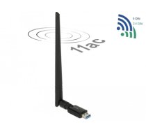 Delock USB 3.0 Dual Band WLAN ac/a/b/g/n Stick 867 + 300 Mbps with external antenna (12535)