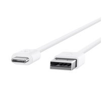 Belkin USB-C/USB-A Cable 2m PVC, white CAB001bt2MWH (CAB001bt2MWH)