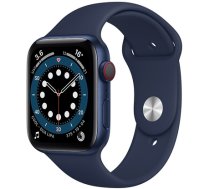 Apple Watch 6 GPS + Cellular 44mm Sport Band, blue/deep navy (M09A3EL/A) (M09A3EL/A)
