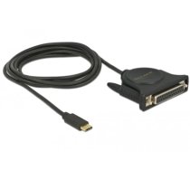 Delock Adapter USB Type-C™ 2.0 male > 1 x Parallel DB25 female (62980)