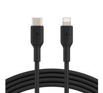 Belkin Lightning/USB-C Cable 1m PVC, mfi certified, black (CAA003bt1MBK)
