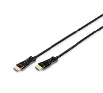Kabel połączeniowy hybrydowy AOC HDMI 2.0 Premium HighSpeed 4K/60Hz UHD HDMI A/HDMI A M/M czarny 30m (AK-330125-300-S)