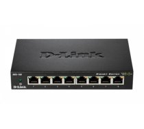 D-Link DGS-108GL Unmanaged Gigabit Ethernet (10/100/1000) Black (DGS-108GL/E)