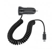Forever M-01 Car charger whit micro USB cable and LED indicator / 1,5m Black (T_0014808)
