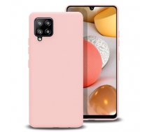 Mocco Liquid Silicone Soft Back Case for Samsung Galaxy A42 5G Pink (MO-LQ-SA-A42-PI)