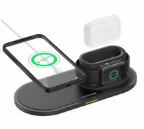 Swissten 3in1 15W Wireless Charger for iPhone / Apple Watch / Airpods Pro (22055506)