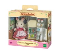 Sylvanian Families Chocolate Rabbit Mother Set (Fridge) (5014)