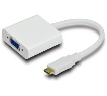 Adapter AV MicroConnect HDMI Mini  - D-Sub (VGA) biały (HDMIVGA) (HDMIVGA)