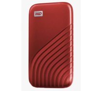 Ārējais SSD disks Western Digital My Passport 500GB Red (WDBAGF5000ARD-WESN)