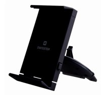 Swissten S-Grip T1-CD1 Universal Car CD / Radio Holder For Tablets / Phones / GPS (SW-T1-CD1-BK)