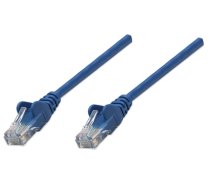 Intellinet Network Patch Cable, Cat5e, 1m, Blue, CCA, U/UTP, PVC, RJ45, Gold Plated Contacts, Snagless, Booted, Lifetime Warranty, Polybag (318938)