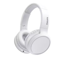 Philips Wireless Headphones TAH5205WT/00, Bluetooth, 40 mm drivers/closed-back, Compact folding, White (TAH5205WT/00)