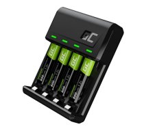 Bateriju lādētājs Green Cell VitalCharger and 4x AAA Ni-MH 800mAh Batteries (GRSETGC02)